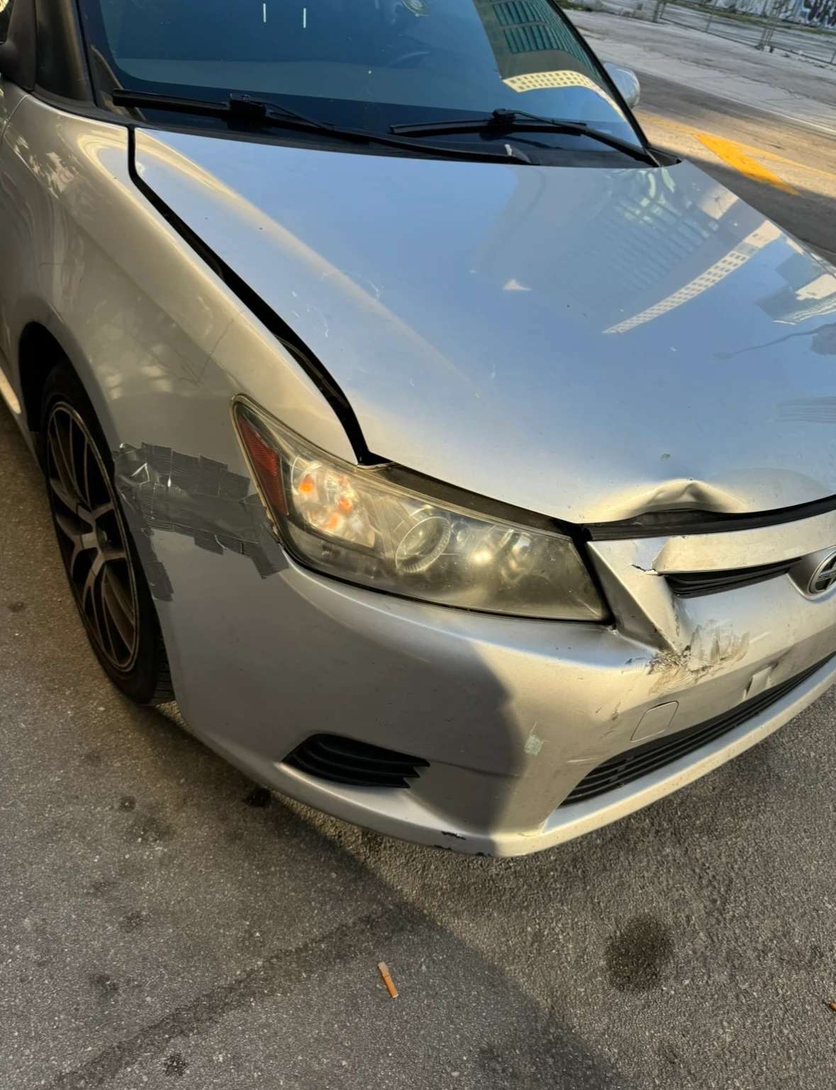 Before - Front Bumper Replacement